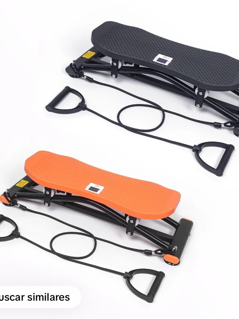 Orange Fitness Vibration Board with LCD Display